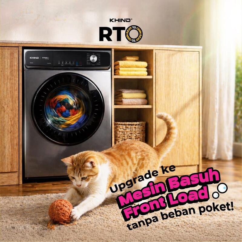 Upgrade ke Mesin Basuh Front Load Tanpa Beban Poket