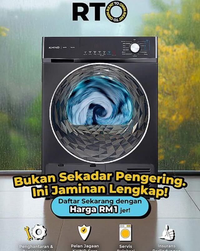 Bukan Sekadar Pengering - Ini Jaminan Lengkap, Daftar Sekarang Harga RM1