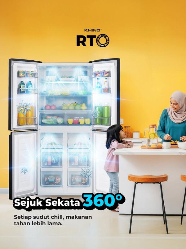 Sejuk Sekata 360 - Setiap Sudut Chill Makanan Tahan Lebih Lama
