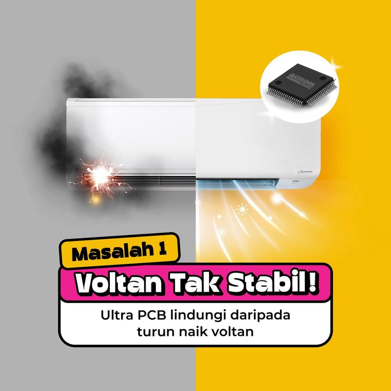 Masalah 1: Voltan Tak Stabil - Ultra PCB